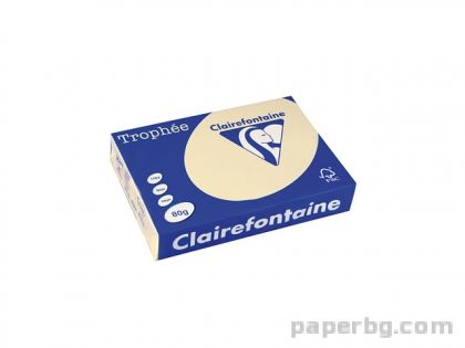 Картон копирен цветен Велур, Chamois Trophee, А4, 160 г/м2, 250 листа