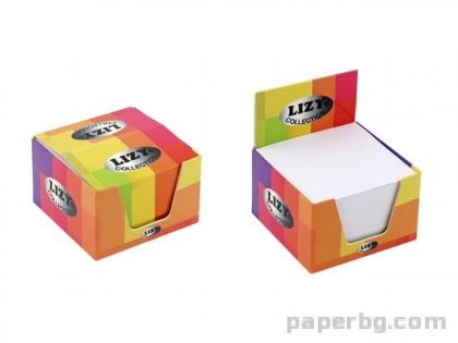 Кубче бяла хартия 500 листа 78x78 мм, в картонена кутия