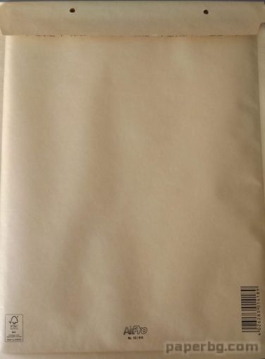 Плик 290х370, Sacboll кафяв с лента и въздушни мехури - H/18 с перфорация