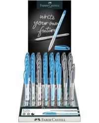 Химикалка K-One, 0.5 / 0.7 mm, черна/синя, Faber-Castell 