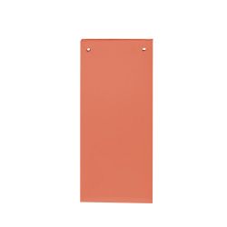 Разделител, хоризонтален, картонен, 160 g/m2, цвят портокал, 100 броя