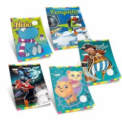 Тетрадка Kids Меки корици, А5 20 л. с тесни и широки редове