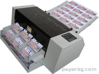Автоматична машина за рязане на визитки