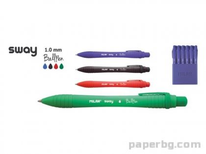 Химикалка авт., Sway Touch 1.0 мм, зелена