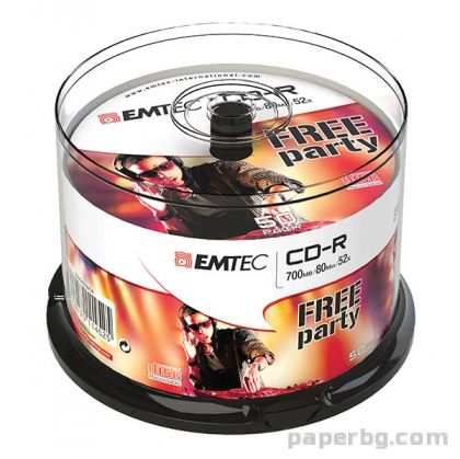 CD-R Emtec 48x 700 MB шпиндел 50 бр