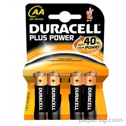 Батерия Duracell 1.5V R6/AA 4 броя 