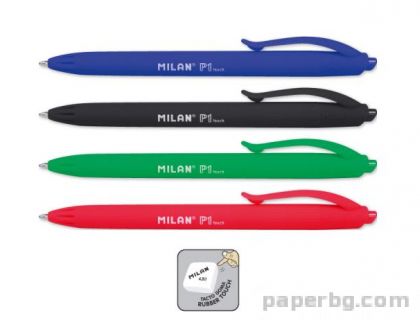 Химикалка авт.1.0мм, P1 Rubber touch MILAN - Испания