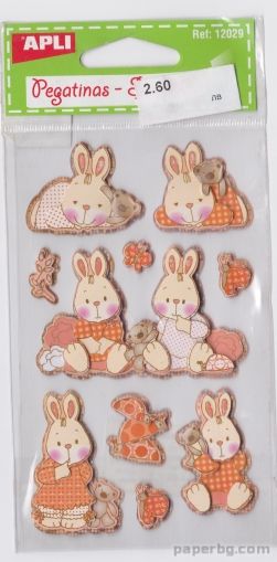 Стикер - Pegatinas Stickers - rabbits