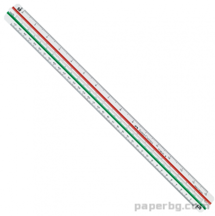 Линия, мащабна, тип А, 30 см, Faber-Castell 