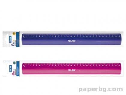 Линия 30 см, Flex&Resistant, синя/розова, MILAN