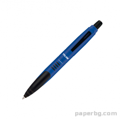 Химикалка автоматична Compact 1.0 мм, синя, Milan 