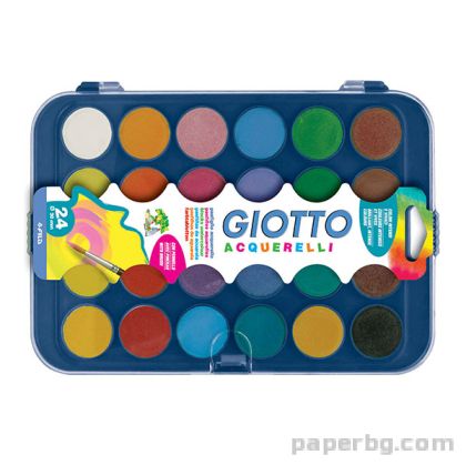 Водни бои Giotto Acquerelli 24 цвята