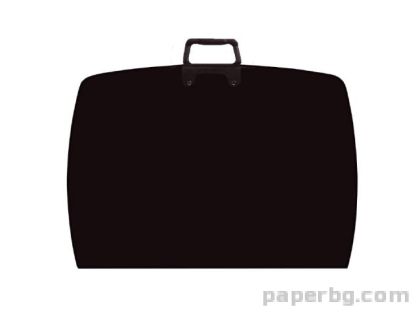 Чанта за чертежи Art овал с цип, 550x750, черна