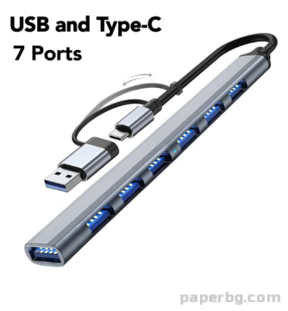 USB-Type-C 7 Port