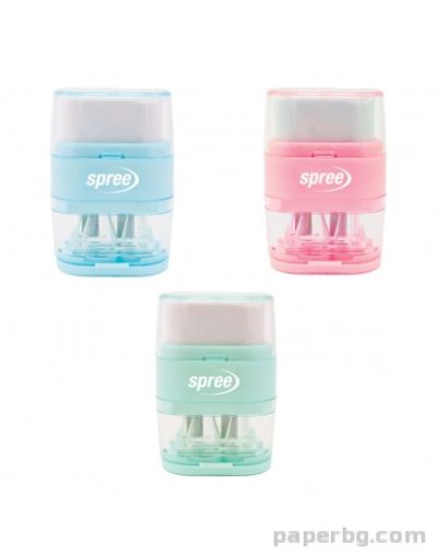 Острилкогума двойна с резервоар Double