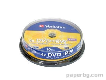 DVD+RW Verbatim 10 бр.