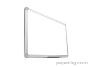 Бяла дъска с алуминиева рамка 60х90 см