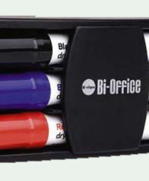 Комплект гъба и маркери за бяла дъска Bi-Office