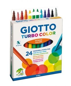 Флумастери 24 цвята, Turbo COLOR