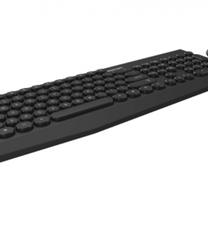 Комплект - клавиатура с кръгли бутони и мишка C323, безжични, Philips 