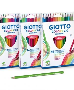 Цветни моливи GIOTTO COLORS 3.0 ACQUARELL - 12 бр.