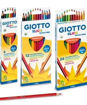 Цветни моливи GIOTTO ELIOS TRI - 6 бр.