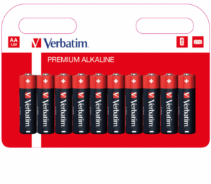 Verbatim Алкална батерия, AAA, LR3, 10 броя