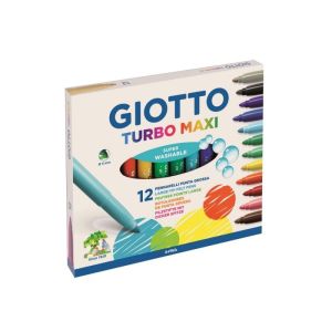 Флумастери Giotto Turbo Maxi 12 цвята