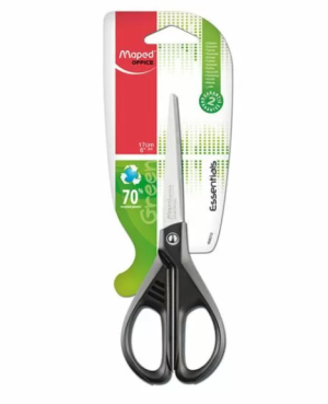 Ножица Maped Essentials Green Пластмасови дръжки, 17 cm