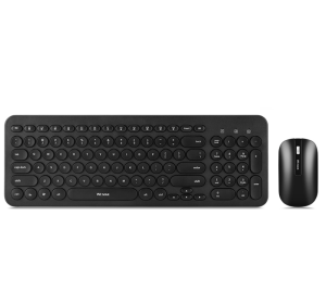 Комплект - клавиатура и мишка KM1, безжични, черни, Wesdar 