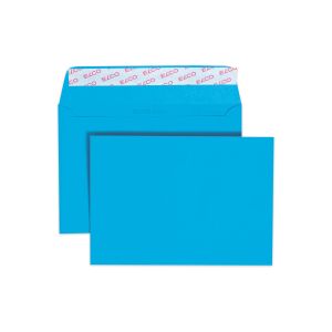 Пощенски плик, C6, 114 х 162 mm, 100 g, прав капак със самозалепваща лента, светло син, 25 броя